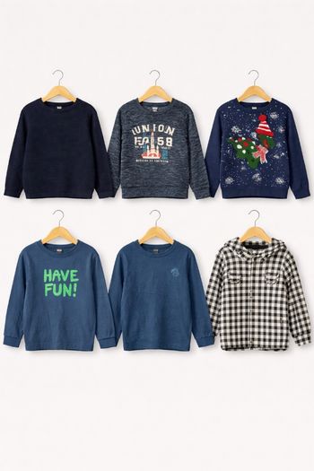 Lot de 6 hauts garçon