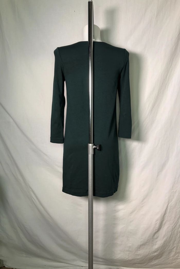 Robe vert sapin à manches longues H&M taille 34 / XS très bon état. - photo numéro 3