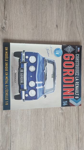 Fascicule numéro 14 n°14 seul sans pièce Renault R8 Gordini 1/8 1/8ème Eaglemoss collections #D08