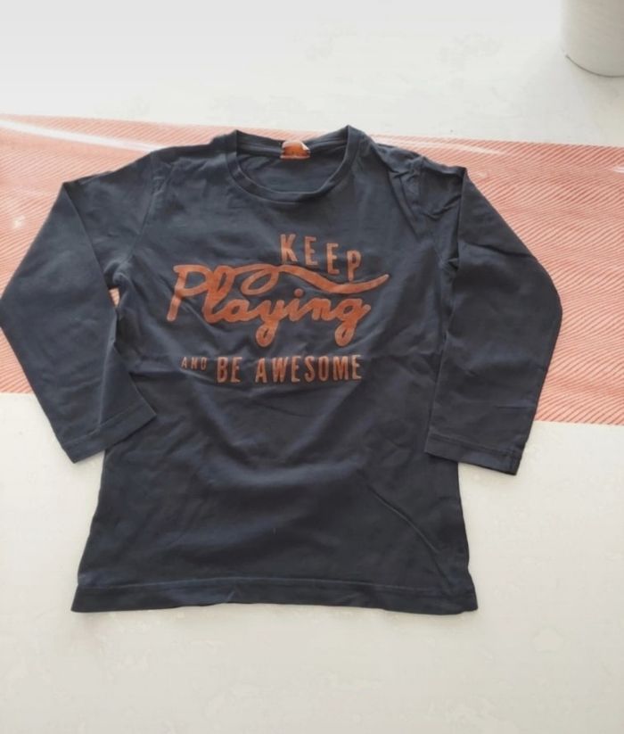 Tee shirt tape a l'oeil 6ans