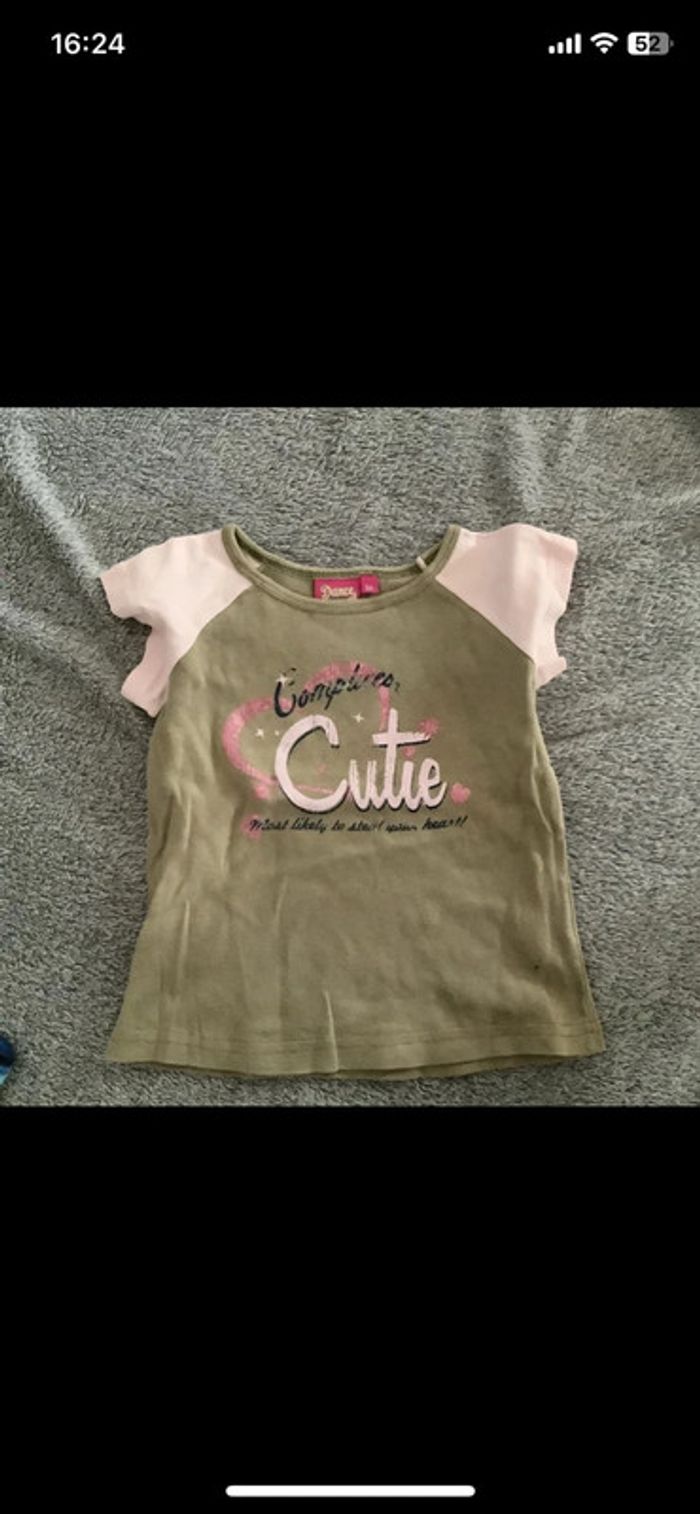 Lot de 8 t-shirts fille manches courtes taille 6 ans - photo numéro 5