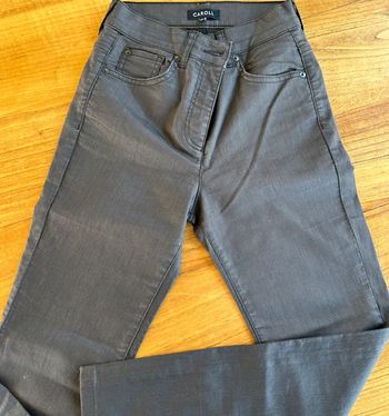 Pantalon jeans marron Caroll