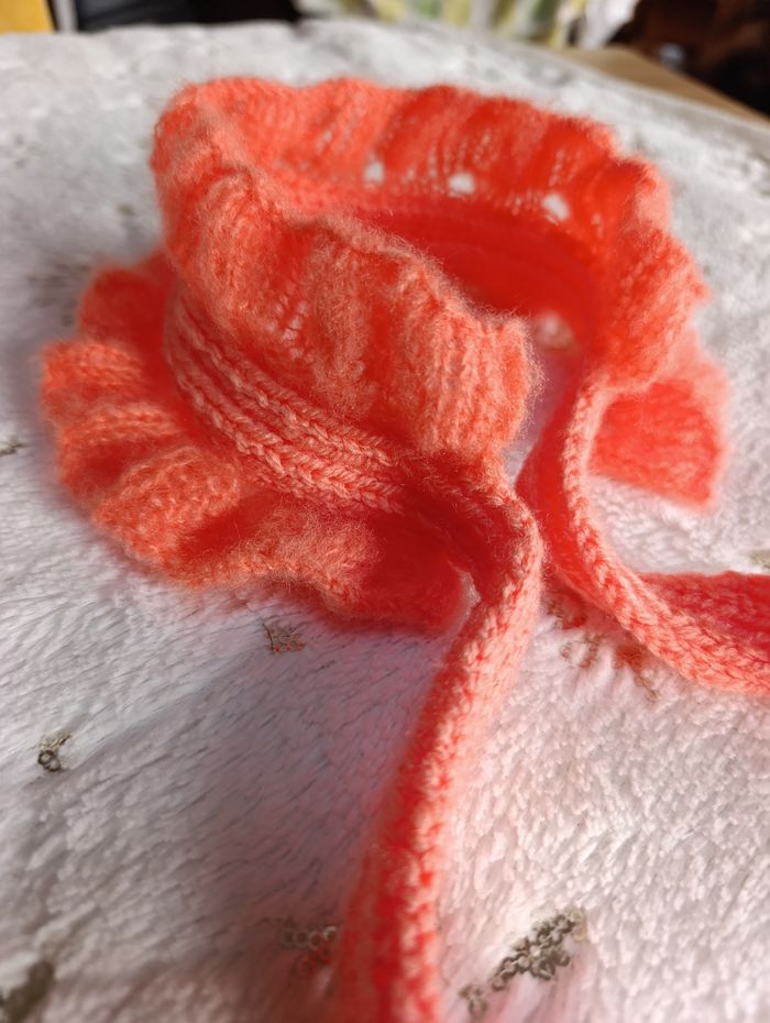 Foulard écharpe Col à volants corail ruffled collar - photo numéro 3