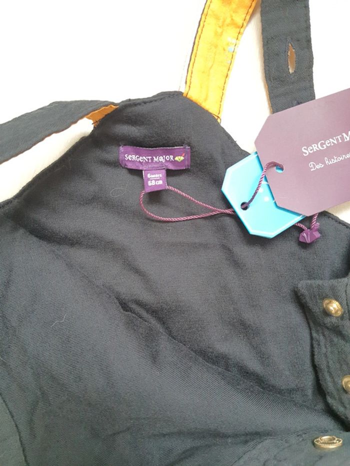 Salopette doublée Sergent Major taille 6 mois neuf avec étiquettes - photo numéro 2