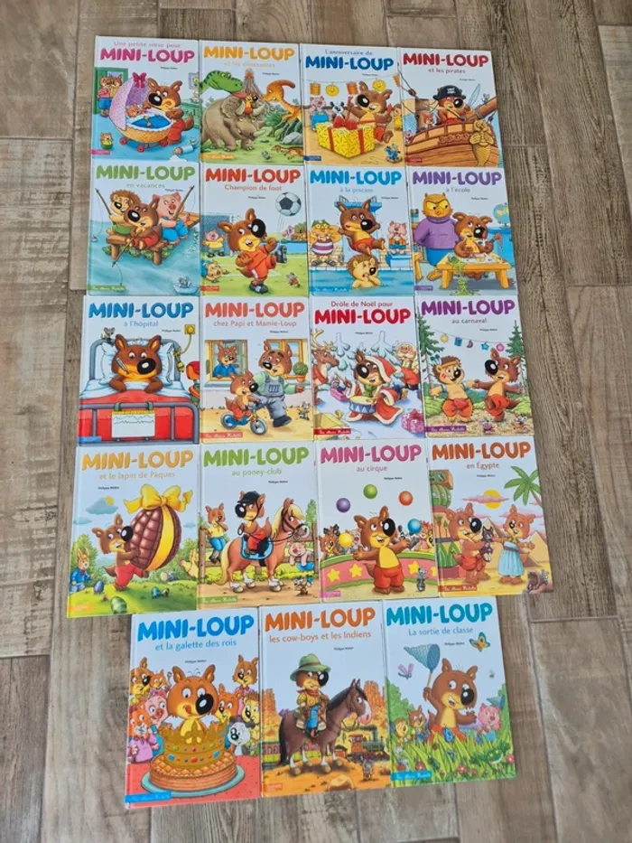 Lot de livres mini-loup - 3€ pièce