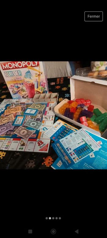Jeu Monopoly builder, idéal cadeau de Noël