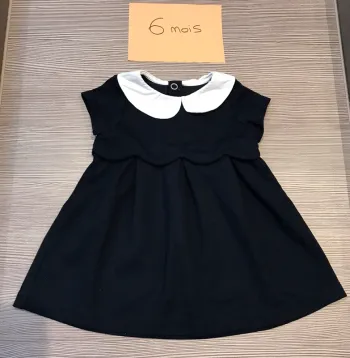 Robe avec col Claudine 6 mois Jacadi