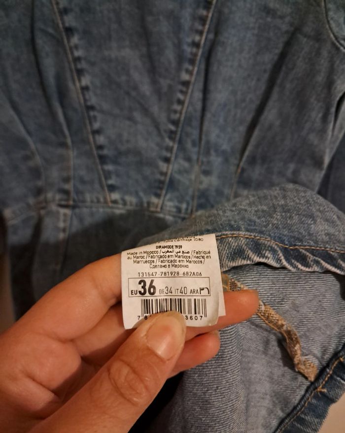 Robe en jeans t36 - photo numéro 3