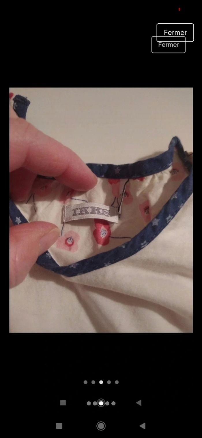 T shirt ikks un an - photo numéro 3