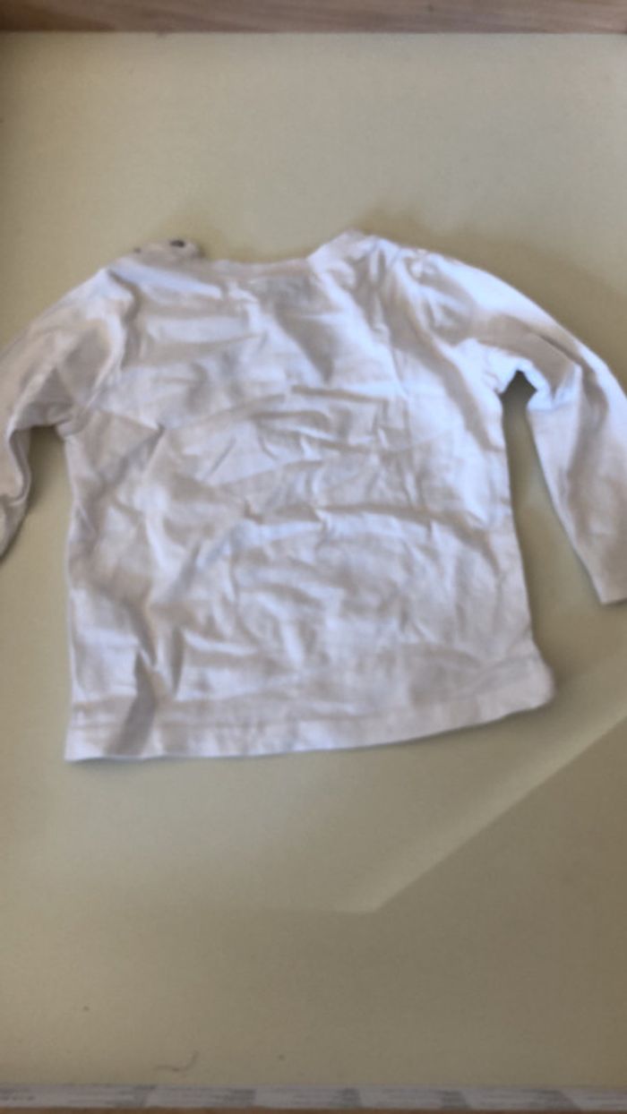 T-shirt blanc Disney Mickey 18 mois - photo numéro 4