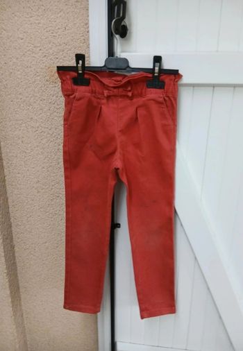 pantalon filles tissaia taille 5 ans 