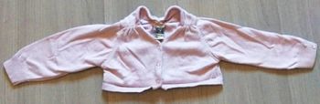 Petit Gilet Boléro Rose Pâle - Tape à l'œil - 12 mois
