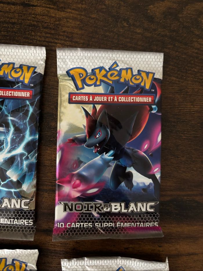 Lot de 3 booster Pokémon noir et blanc de base neuf et scellés - photo numéro 4