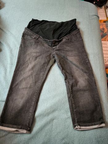 Pantacourt de grossesse gris câlin kalin taille 42