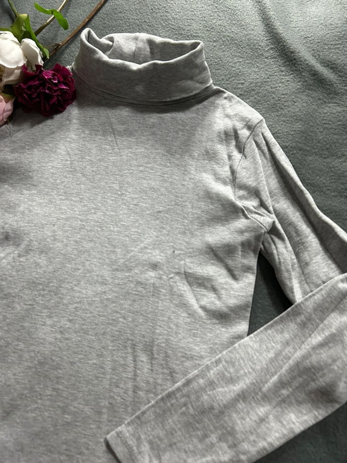 Col roulé garçon gris - photo numéro 2