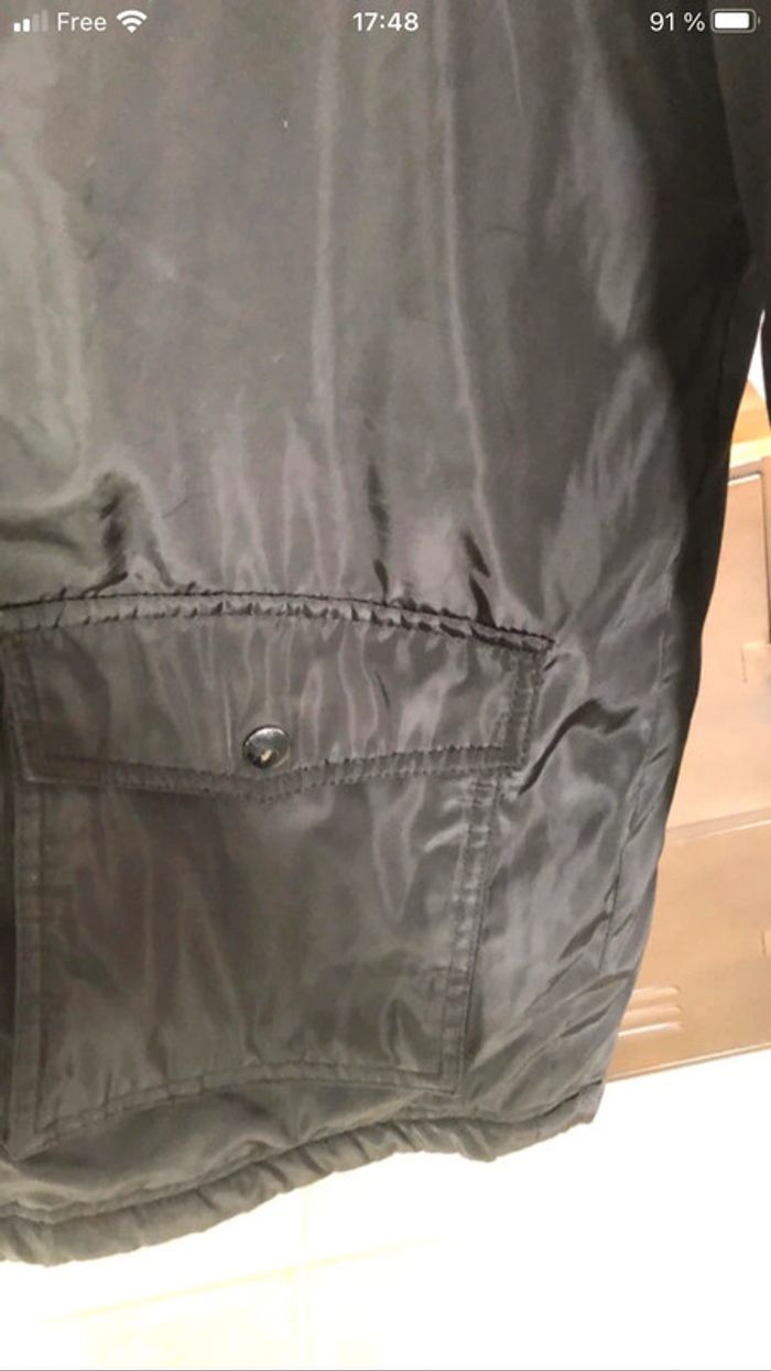 Manteau noir chaud 16 ans gemo capuche - photo numéro 5