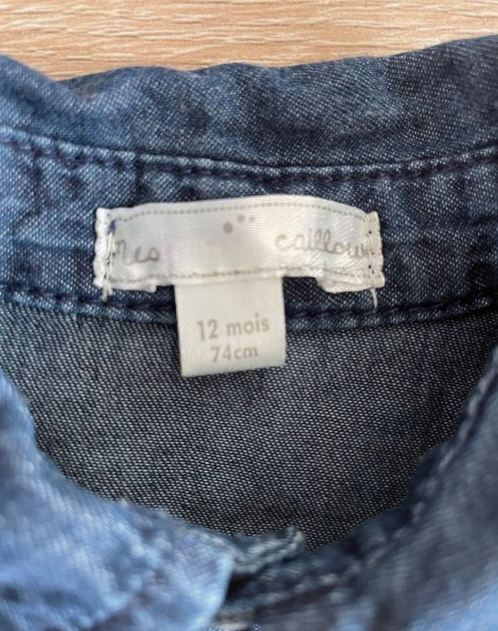 Chemise jean 12 mois - photo numéro 3