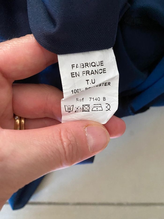 Robe été Made in France fluide marine dorée avec col tressé taille S / M - photo numéro 14