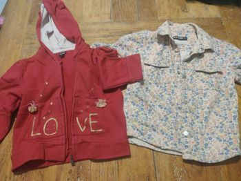 Lot 2 vestes 24 mois Kiabi