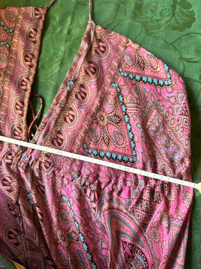 Robe décolletée été soie April Vintage taille unique - photo numéro 9