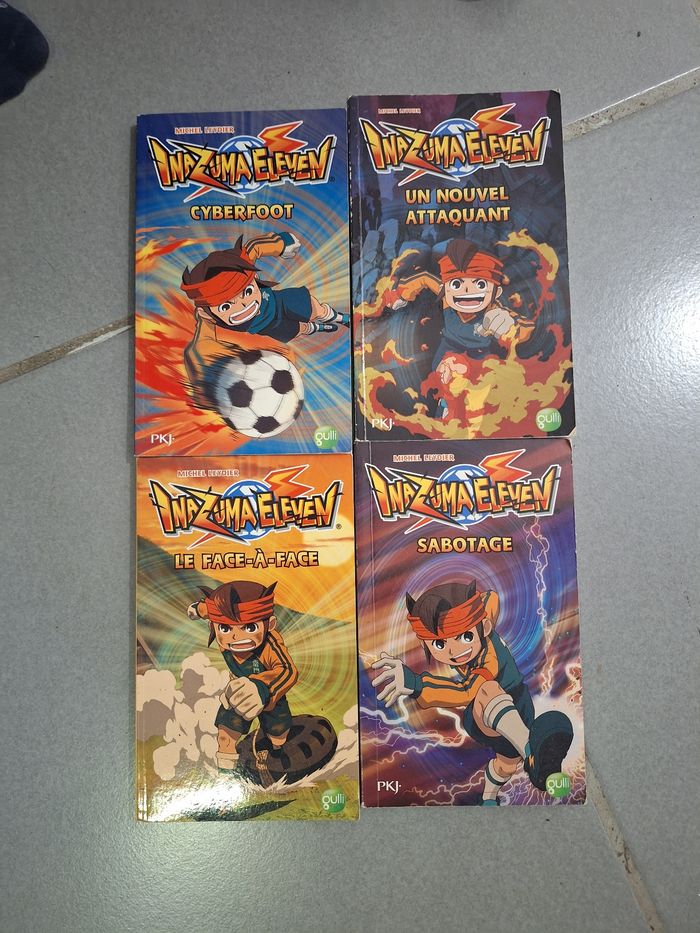 Lot de 4 livres inazuma eleven