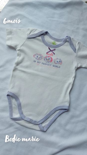 Bodie blanc marie 6 mois Disney
