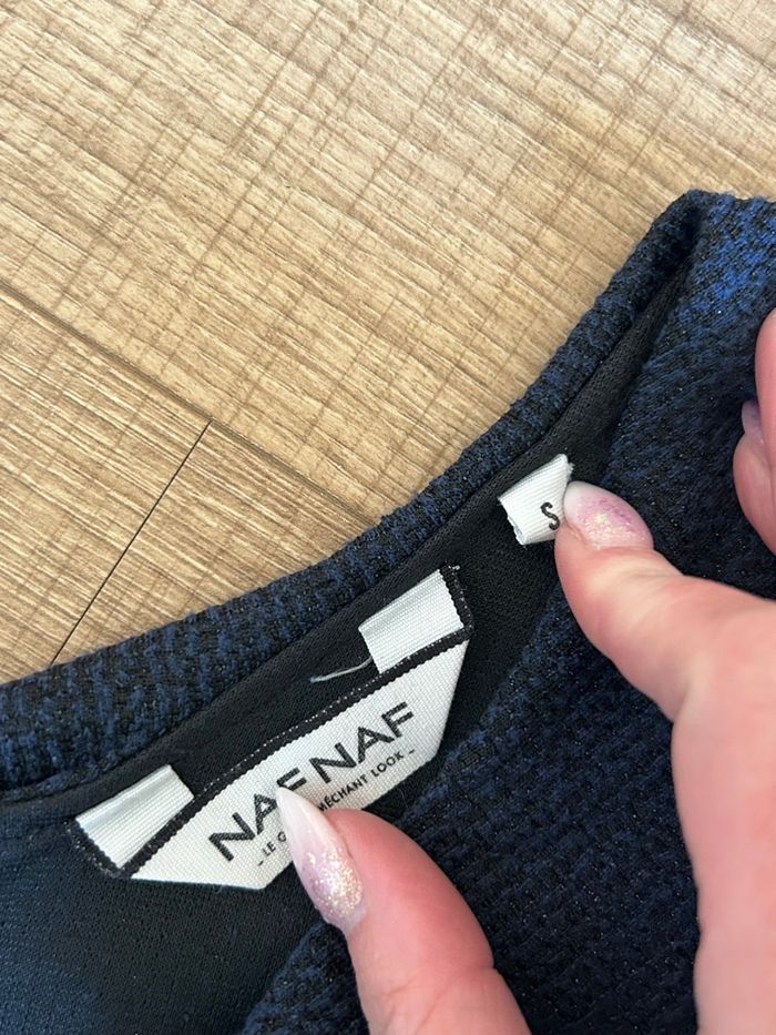 Robe bleue marine sans manches Naf Naf taille S jamais portée - photo numéro 9