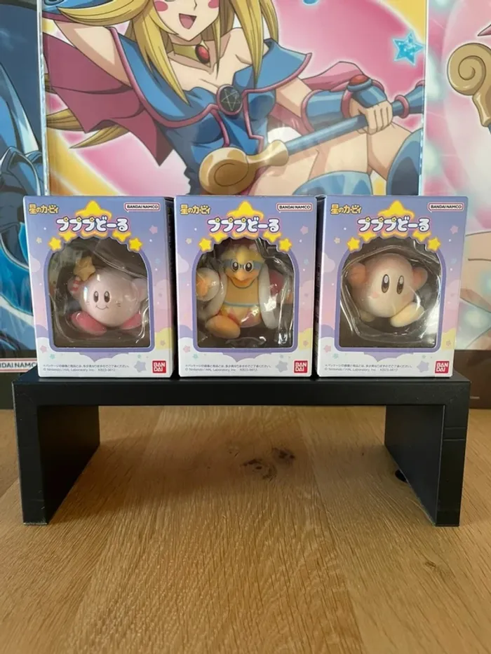 Kirby – Lot de 3 Figurines Pupupu Doll (Kirby Classic, Waddle Dee, Roi Dedede) Bandai