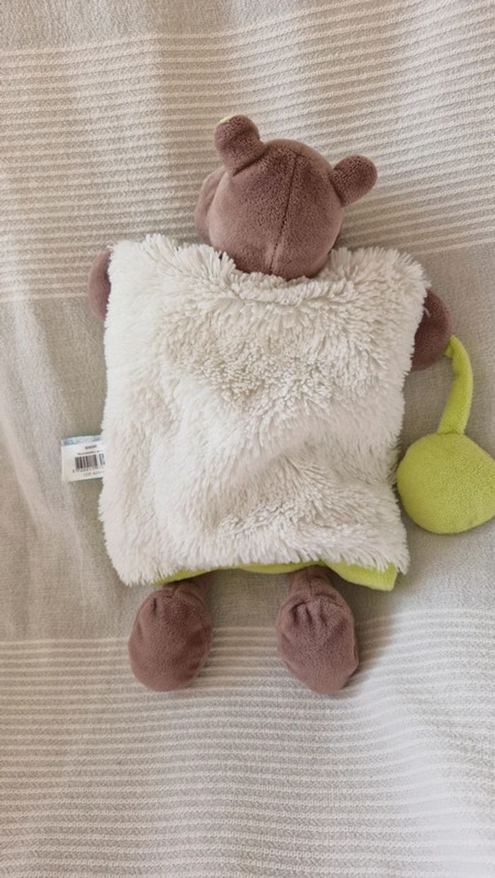 Doudou marionnette hippopotame Babynat - photo numéro 5