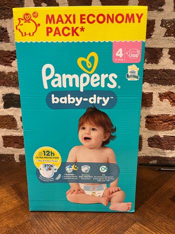 Pampers baby dry taille 4