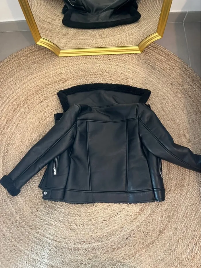Blouson aviateur noir Kiabi - photo numéro 3