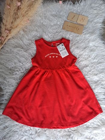 Robe kiabi rouge 18mois