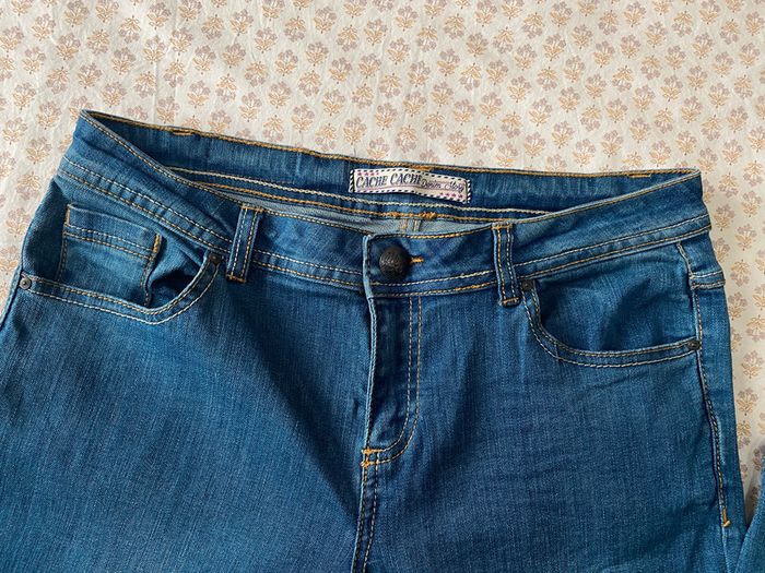 Pantalon jeans bleu Cache Cache - photo numéro 4