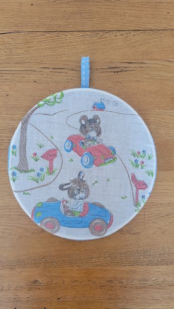 Jolie décoration bébé/enfant à suspendre au motif vintage.