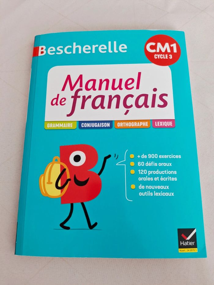 Bescherelle Manuel de français CM1 - Mon cahier d'étude de la langue élève Édition Hatier Neuf - photo numéro 2