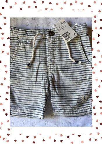 Short garçon 3 ans neuf avec étiquette