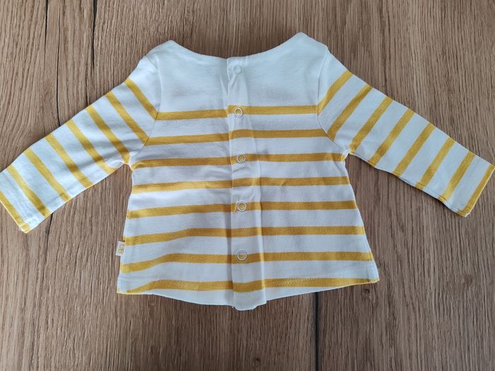 Tee shirt manche longue bébé 1 mois obaibi - photo numéro 3