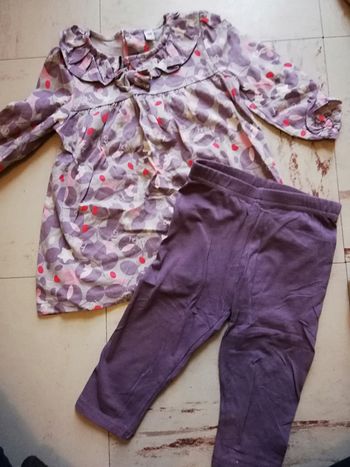 Ensemble tunique et legging 12 mois