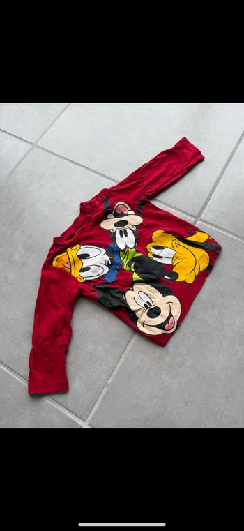 Tee shirt manches longues Disney 18 mois