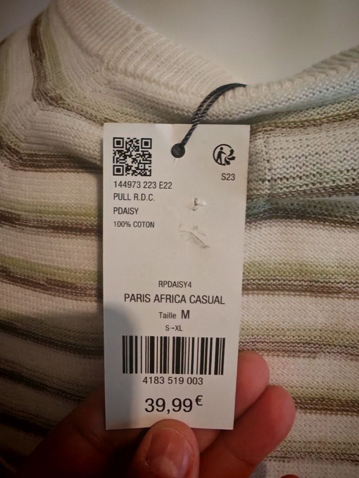 Pull homme, taille M, Devred - photo numéro 7