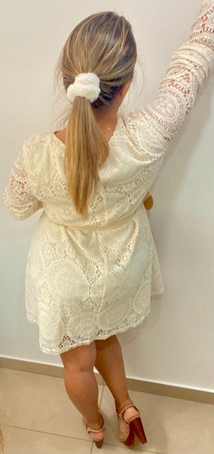 Jolie Robe En Crochet Taille M - photo numéro 6