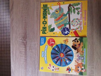 2 livres de coloriages neuf