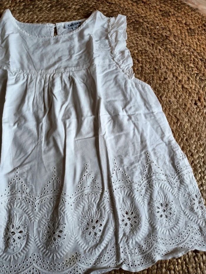 Blouse broderie anglaise taille 36 creeks - photo numéro 2