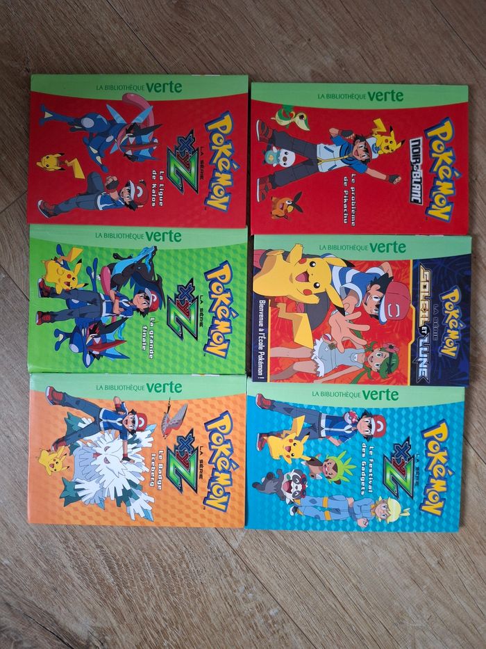 Lot 6 livres Pokémon TBE