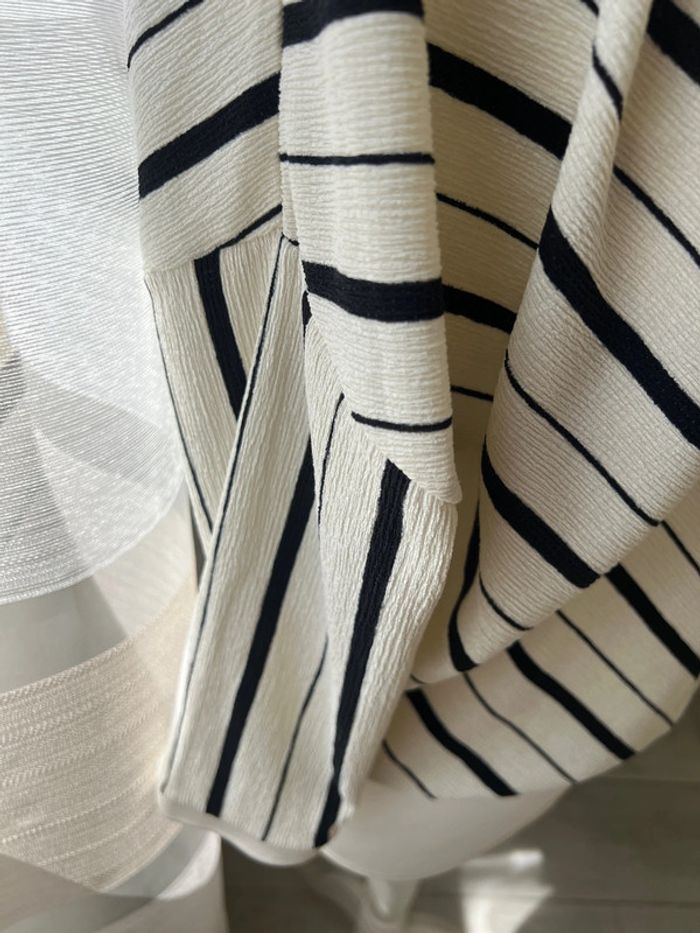 Blouse à rayures manches trois quart - photo numéro 3