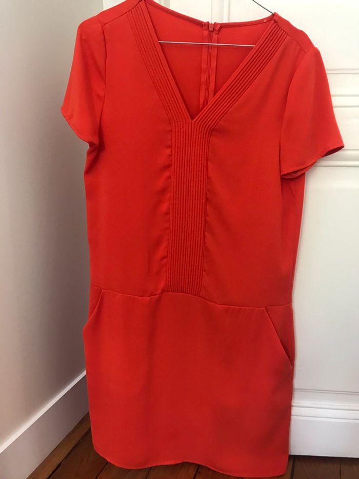 Robe orange taille 34/36