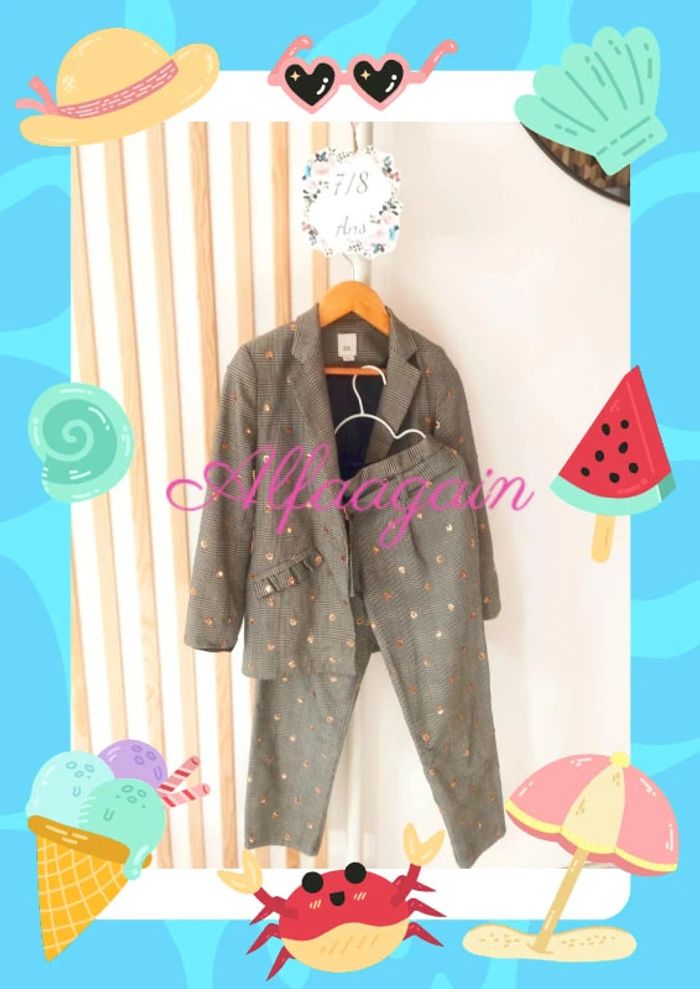 Ensemble tailleur neuf river island 7/8ans