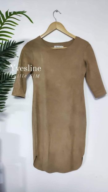 Robe suédine femme
