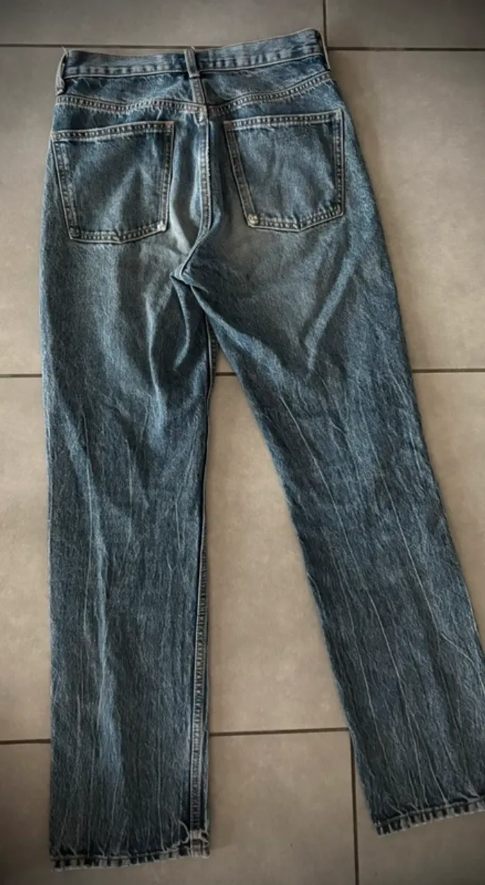 Jean bleu femme taille 36 / S marque Zara - photo numéro 9