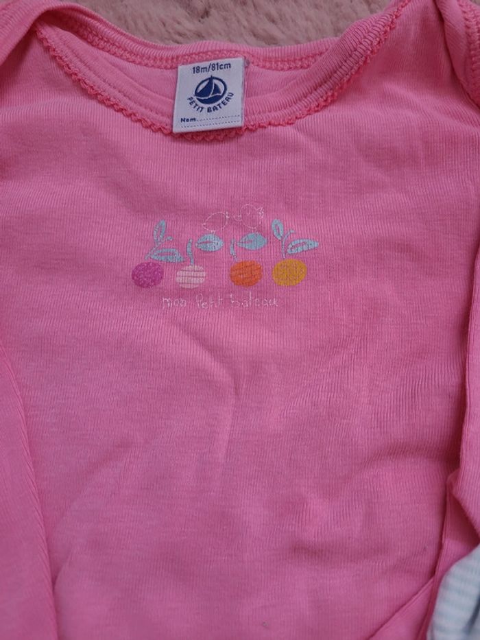 Lot de deux bodies petit bateau - photo numéro 2